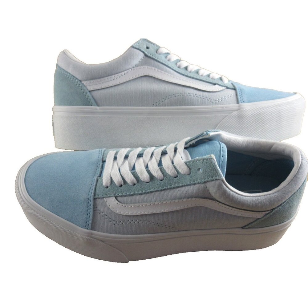 Vans Women's Old Skool Stackform Color Block Blue… - image 7